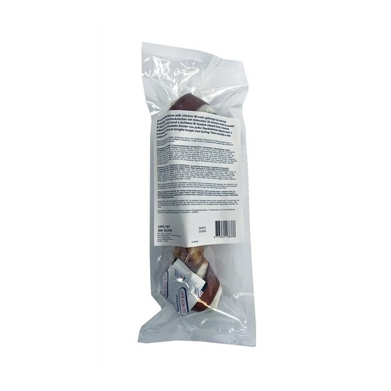 Petstyle Living Geknoopt Bot Multicolor Met Kip 20-21 CM