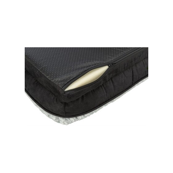 Trixie Vital Hondenmand Lino Hoekig Zwart / Grijs 110X75CM