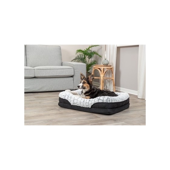 Trixie Vital Hondenmand Lino Hoekig Zwart / Grijs 110X75CM