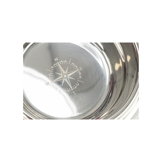 Trixie Be Nordic Set Voerbak / Waterbak Hout / Rvs Wit 2X900 ML 44X21X14 CM