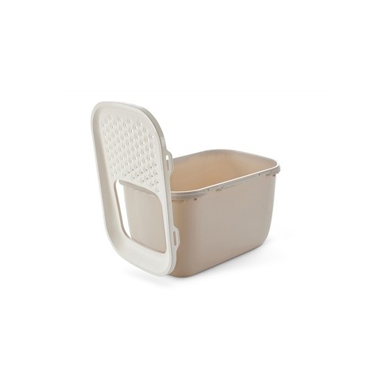 Savic Kattenbak Hop In Giant Wit / Mokka 74X50X43,5 CM
