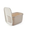 Savic Kattenbak Hop In Giant Wit / Mokka 74X50X43,5 CM