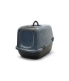 Savic Kattenbak Nestor Jumbo Marble Grijs / Zwart 66,5X48,5X46,5 CM