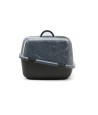 Savic Kattenbak Nestor Jumbo Marble Grijs / Zwart 66,5X48,5X46,5 CM