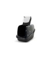 Savic Kattenbak Nestor Marble Zwart / Wit 56X39X38,5 CM