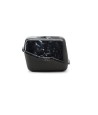Savic Kattenbak Nestor Marble Zwart / Wit 56X39X38,5 CM