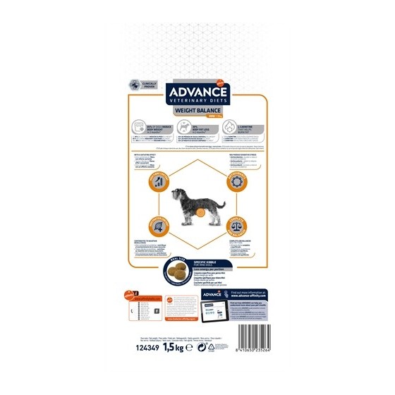 Advance Veterinary Diet - Weight Balance Mini. 1,5kg