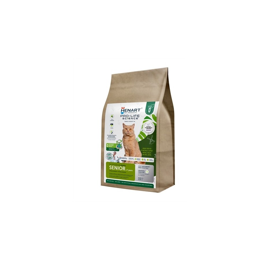 Henart - Mealworm Insect Cat Senior With Hem Eggshell Membrane 1,5kg