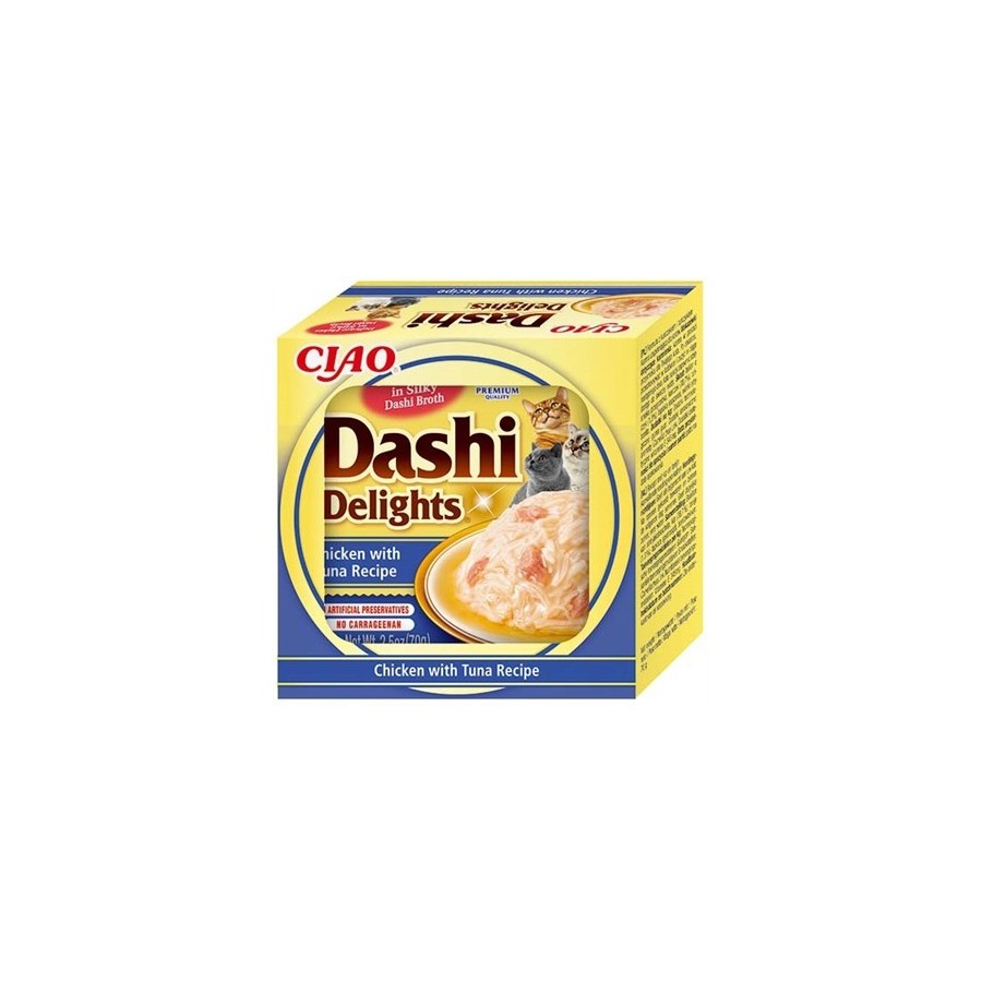 Inaba Dashi Delights Chicken With Tuna Recipe 70 GR