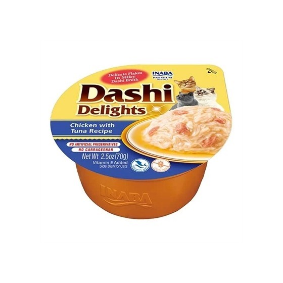 Inaba Dashi Delights Chicken With Tuna Recipe 70 GR