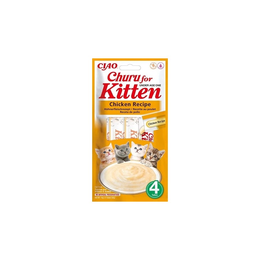 Inaba Churu - Kitten Chicken Recipe 4 stuks a 14gr