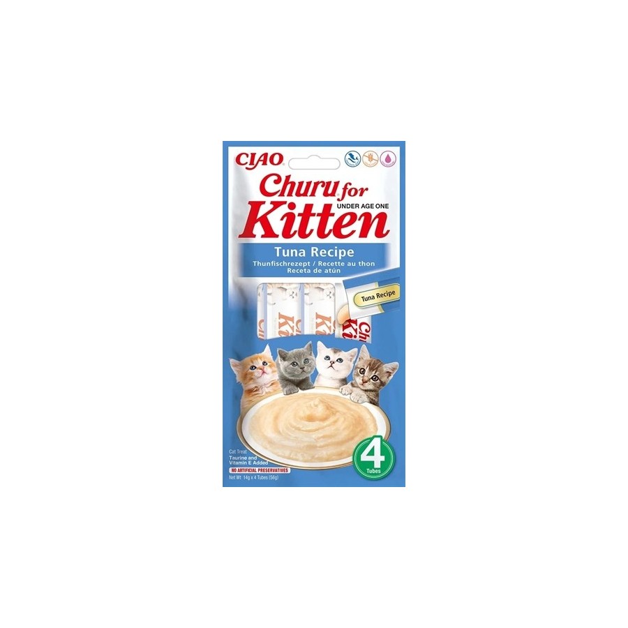 Inaba Churu - Kitten Tuna Recipe, 4 stuks a 14gr