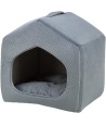 Trixie - Kattenmand Iglo Alena Blauw / Grijs, 40x45x40cm
