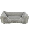 Trixie Hondenmand Vital Jonna Ribfluweel Grijs 100X70 CM