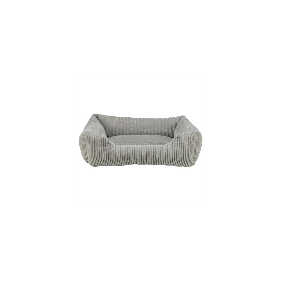 Trixie Hondenmand Vital Jonna Ribfluweel Grijs 60X50 CM