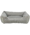 Trixie Hondenmand Vital Jonna Ribfluweel Grijs 60X50 CM