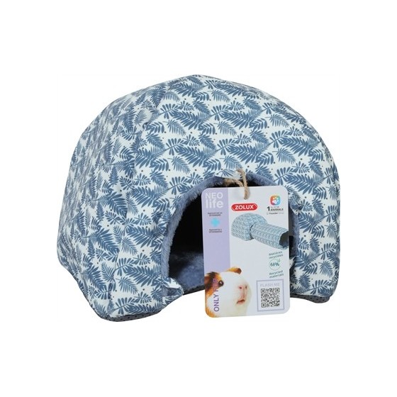 Zolux Neolife Iglo Cavia Blauw 25X25X20 CM