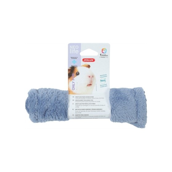 Zolux Neolife Mini Deken Cavia Blauw 20X20 CM