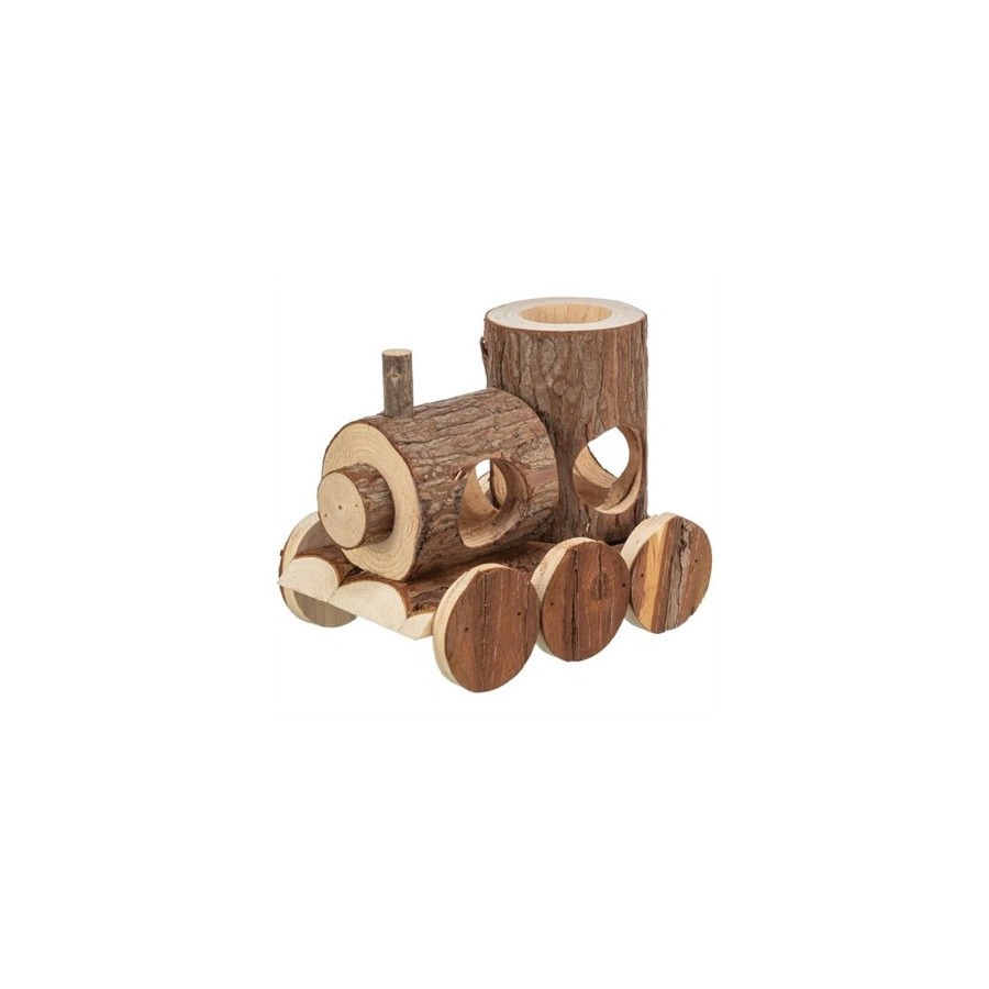 Trixie - Trein Levin Voor Muizen Schorshout. 17x12x14cm