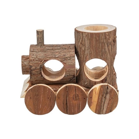 Trixie - Trein Levin Voor Muizen Schorshout. 17x12x14cm