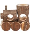 Trixie - Trein Levin Voor Muizen Schorshout. 17x12x14cm