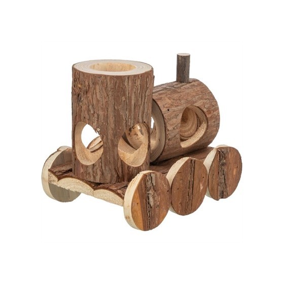 Trixie - Trein Levin Voor Muizen Schorshout. 17x12x14cm