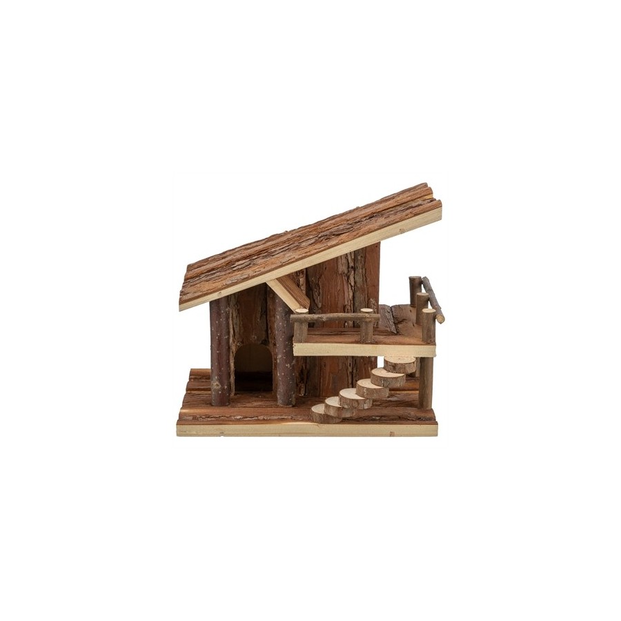 Trixie - Huis Jule Voor Hamsters Schorshout. 25x18x21cm