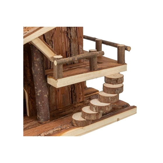 Trixie - Huis Jule Voor Hamsters Schorshout. 25x18x21cm