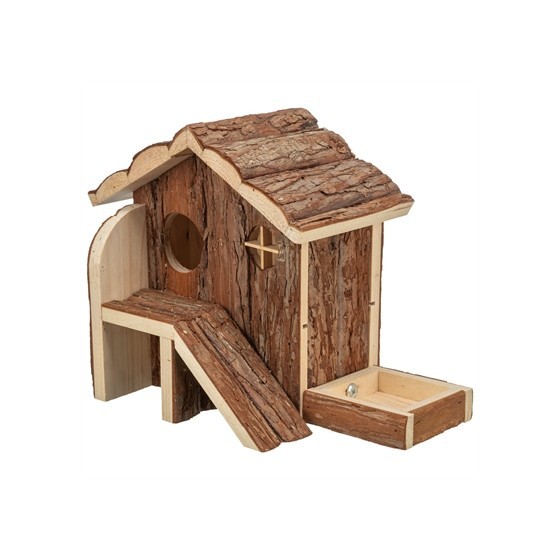 Trixie - Huis Henna Voor Hamsters Schorshout. 27x15x21cm
