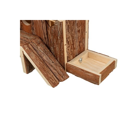 Trixie - Huis Henna Voor Hamsters Schorshout. 27x15x21cm