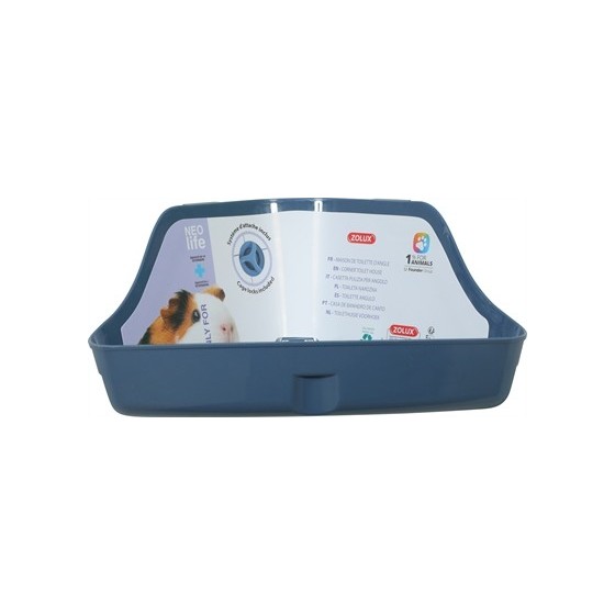 Zolux Neolife Hoektoilet Cavia Blauw 32X25X15 CM