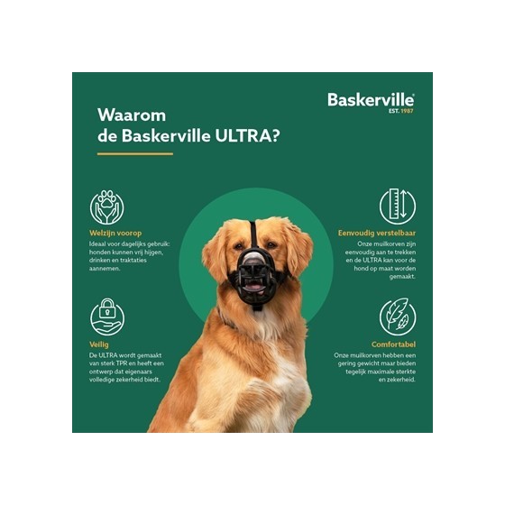 Baskerville Ultra Muzzle Muilkorf NR 4