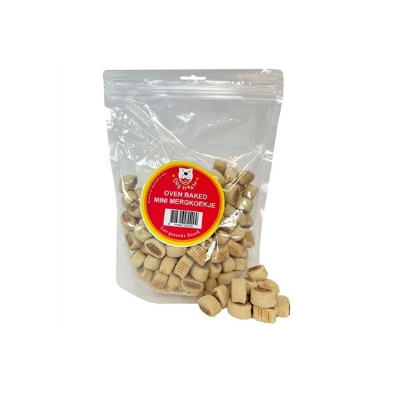 Dog Treatz - Oven Baked Mini Mergkoekje. 600gr