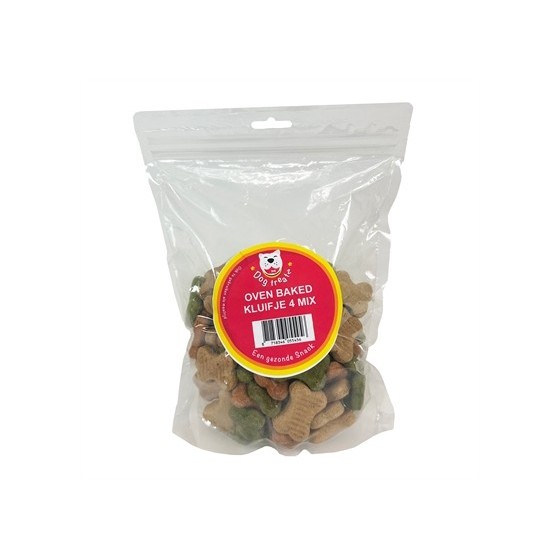 Dog Treatz - Oven Baked Kluifje 4 Mix. 600gr