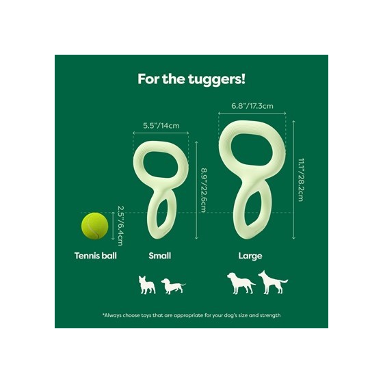 Earth Rated - Tug Toy Rubber. 28x14x14cm