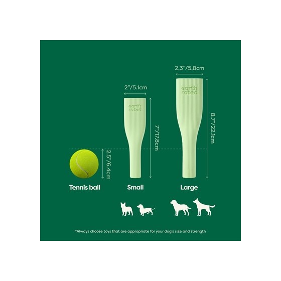 Earth Rated - Chew Toy Rubber. 8,5x6cm