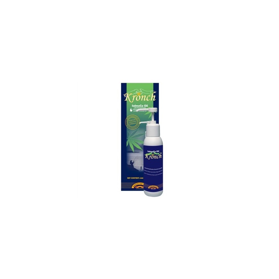 Kronch Salmoca - Zalmolie met Hennepzaadolie. 500ml