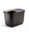 Savic Kattenbak Hop In Marble Zwart / Goud 58,8X39X39,5 CM