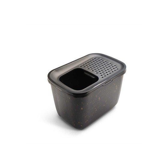 Savic Kattenbak Hop In Marble Zwart / Goud 58,8X39X39,5 CM