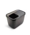 Savic Kattenbak Hop In Marble Zwart / Goud 58,8X39X39,5 CM