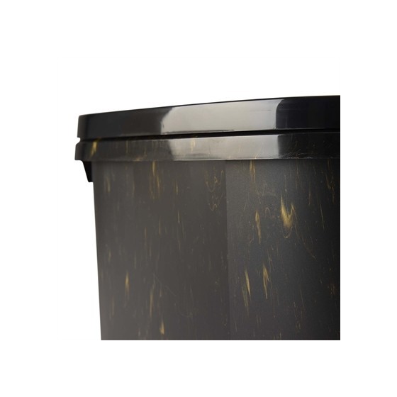 Savic Kattenbak Hop In Marble Zwart / Goud 58,8X39X39,5 CM