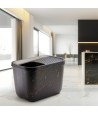 Savic Kattenbak Hop In Marble Zwart / Goud 58,8X39X39,5 CM