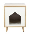 Trixie Kattenmand Huis Isa Houtlook Lichtbruin / Wit 40X40X50 CM
