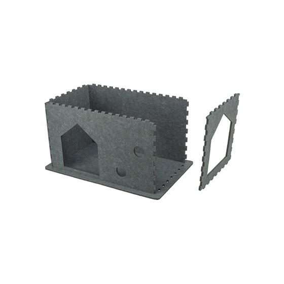 Trixie Kattenmand Huis Lene Vilt Grijs 54X30X35 CM