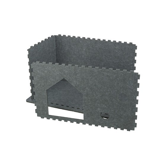 Trixie Kattenmand Huis Lene Vilt Grijs 54X30X35 CM