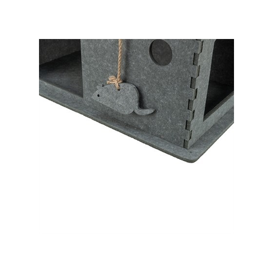 Trixie Kattenmand Huis Lene Vilt Grijs 54X30X35 CM