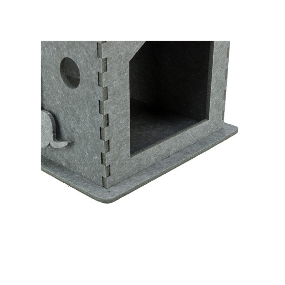 Trixie Kattenmand Huis Lene Vilt Grijs 54X30X35 CM