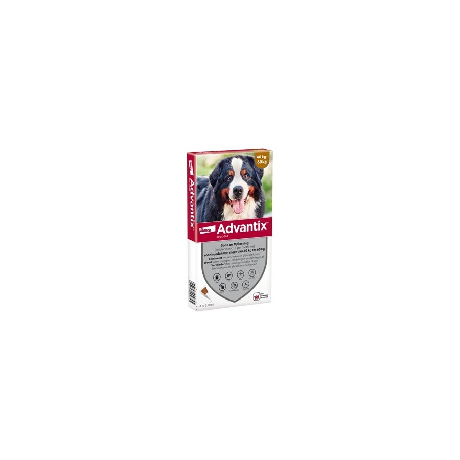 Bayer Elanco Advantix Spot On 600/3000 40+ KG - 4 PIP