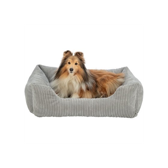 Trixie - Hondenmand Vital Jonna Ribfluwee,l Grijs 80x60cm