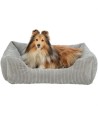 Trixie - Hondenmand Vital Jonna Ribfluwee,l Grijs 80x60cm